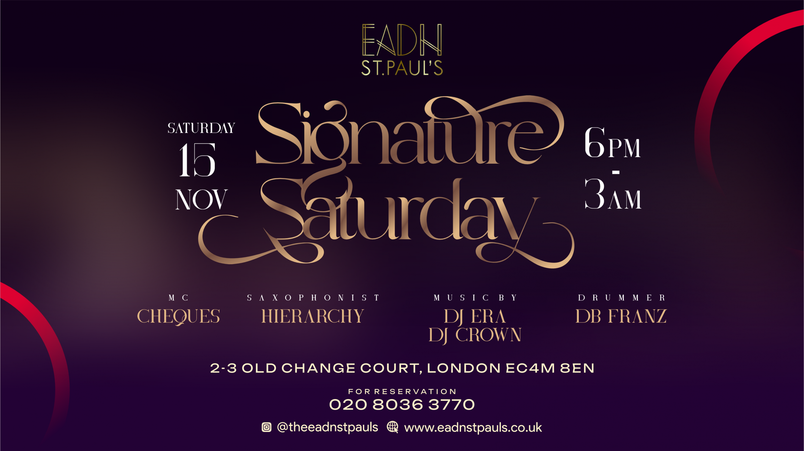 Signature Saturdays